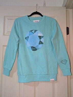 Blue Crew Neck Diamond Supply Co.